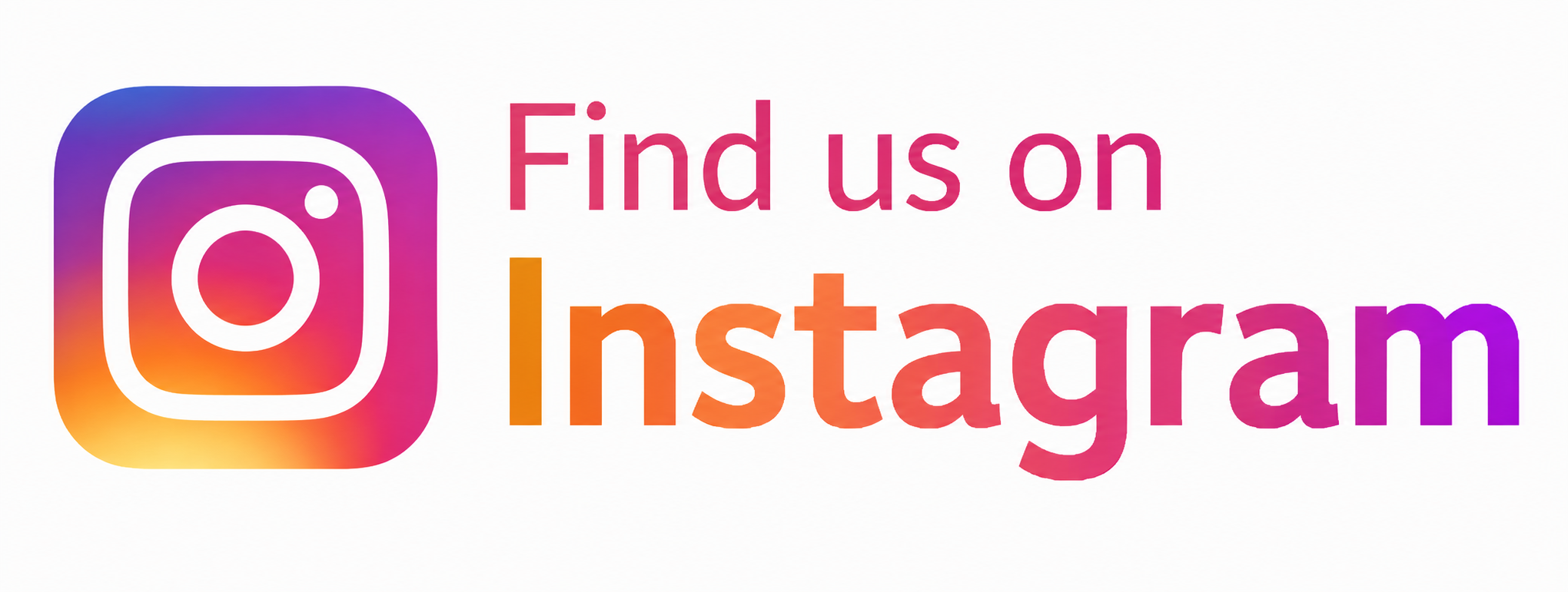 find us Instagram ".